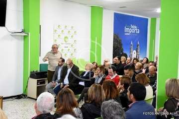 Asamblea de Nueva Canarias de esta tarde en Telde (foto Antonio Alí)